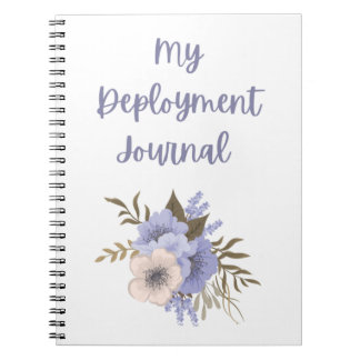 Mijn implementatiedagen met Paarse en roze bloemen Notitieboek