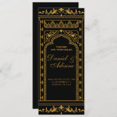 Mijn Indiase bruiloft Kaart (Voorkant / Achterkant)