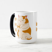 Mijn innerlijke beest luie dikke kat motivatie cit magische mok (Voorkant links)
