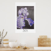 Mijn Iris Poster (Keuken)