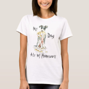 Mijn Italiaanse Greyhound Ate Mijn thuiswerk T-shirt