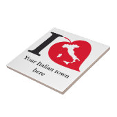 Mijn Italiaanse stadtegel Tegeltje (Zijkant)