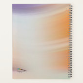 Mijn Jaar Cute Tiger op Marmer met naam Planner (Achterkant)