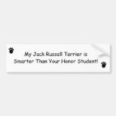 Mijn Jack Rus... Bumpersticker (Voorkant)