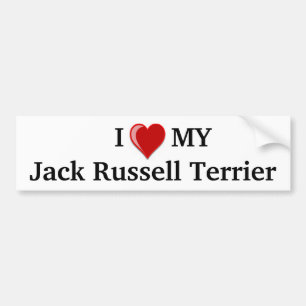 Mijn Jack Russell Terrier Dog Bumpersticker