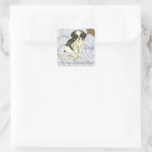 Mijn Japans kind Ate mijn lesplan Vierkante Sticker (Tas)