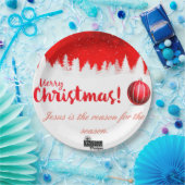 Mijn Jezus is de reden voor het seizoen Papieren Bordje (Feest)