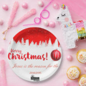 Mijn Jezus is de reden voor het seizoen Papieren Bordje (Feest)