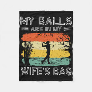 Mijn jongens zijn in mijn vrouwen door leuke golf  fleece deken