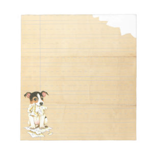 Mijn JRT at mijn Thuiswerk Notitieblok