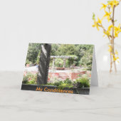 Mijn Kaart van de Sympathie van de Deelneming (Gele Bloem)