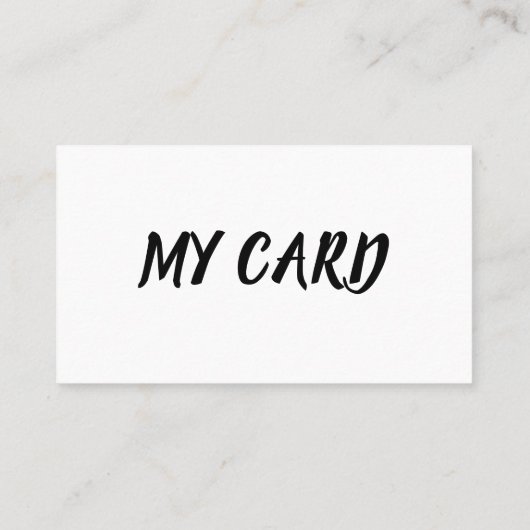 MIJN KAART VISITEKAARTJE (Achterkant)