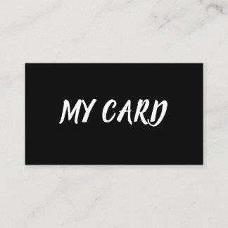 MIJN KAART VISITEKAARTJE