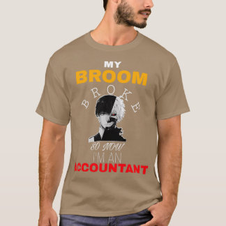 Mijn kamer breekt zo nu Ix27m een accountant T-shirt