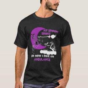 Mijn kamer broekte dus nu rijd ik met een brutale t-shirt