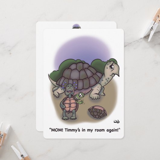 Mijn kamer Flat Kaart (Voorkant / Achterkant in situ)