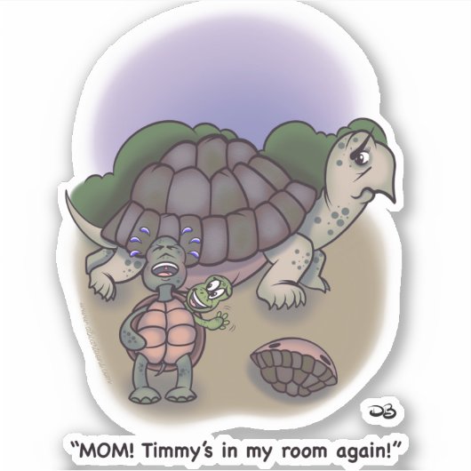 Mijn kamer op maat gesneden Sticker (Voorkant)