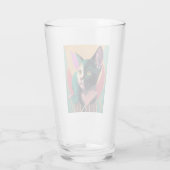 Mijn kamergenoot is een kat glas (Achterkant)