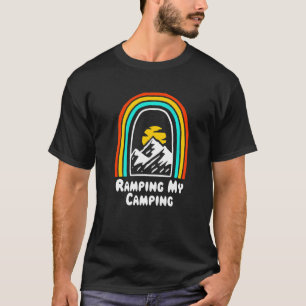 Mijn kampering wandelende wildlife - wandelaar bui t-shirt