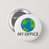Mijn Kantoor Ronde Button 5,7 Cm (Voorkant /achterkant)