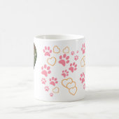 Mijn kat Aangepaste foto en naam Koffiemok (Center)