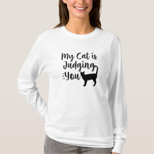 Mijn kat beoordeelt je t-shirt