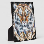 Mijn kat doet de tijger oude energie op. fotoplaat (Zijkant)