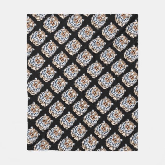 Mijn kat doet tijgerachtige energie omhoog fleece deken (Voorkant)