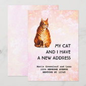 Mijn kat en ik hebben een mededeling aankondiging (Voorkant / Achterkant)