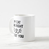 Mijn kat had gelijk koffiemok (Voorkant links)