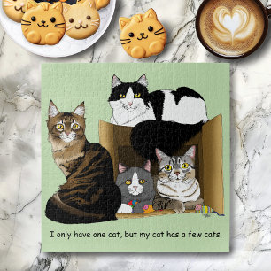 Mijn kat heeft katten legpuzzel