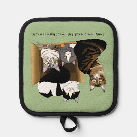 Mijn kat heeft katten pannenlap (Voorkant)