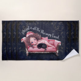 Mijn kat is alles wat ik nodig heb strandlaken