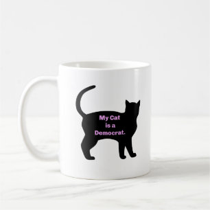 Mijn kat is een democraat koffiemok