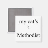 Mijn kat is een Methodist Magneet (Voorkant / Achterkant)