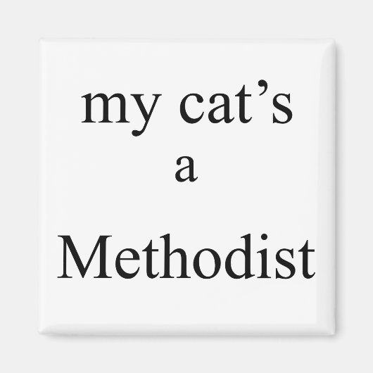 Mijn kat is een Methodist Magneet (Voorkant)