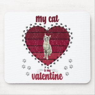 Mijn kat is mijn Valentijn Muismat