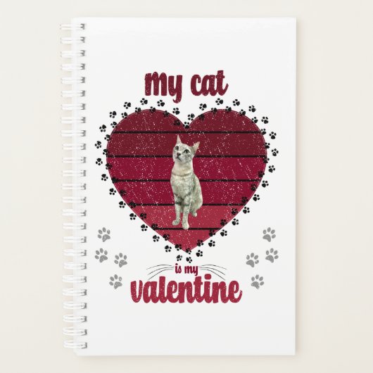 Mijn kat is mijn Valentijn Planner (Voorkant)