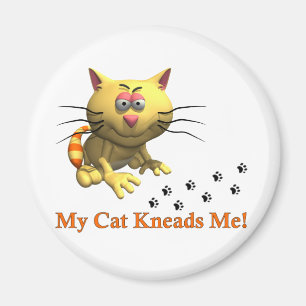 Mijn kat kneads mij magneet