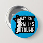 mijn kat ronde button 7,6 cm (Voorkant /achterkant)