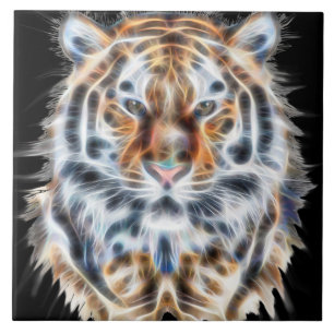 Mijn kat werkt meer tijgergezichtsenergie op tegeltje