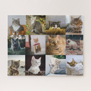 Mijn katfotocollage op legpuzzel