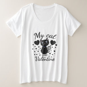 Mijn katten zijn mijn kattenvrouwen grote maat t-shirt