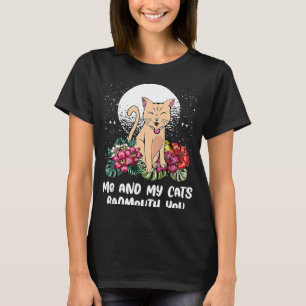 Mijn kattenmond je kat mam Humor kat pap vriend T-shirt