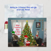 MIJN KERST KAART 2024 Test briefkaart (Voorkant / Achterkant)