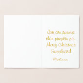 Mijn kerstschatje folie kaarten (Binnen)