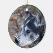 Mijn kerstversiering voor honden keramisch ornament (Links)