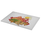 Mijn Ketchup Gone Squatchin voor Bacon Breakfast Snijplank (Hoek)