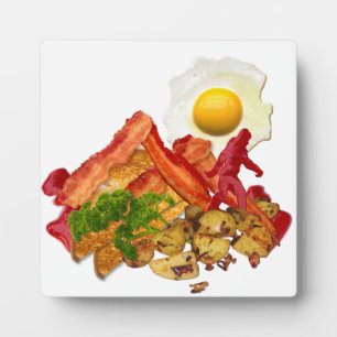 Mijn ketchup is op zoek naar bacon-versiering fotoplaat