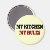 Mijn keuken Mijn regels Magneet (Voorkant / Achterkant)
